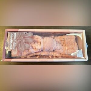 NIB Luxe & Willow Plush Knot Versatile Headband•Adult Size•Peach
